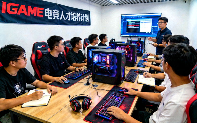 IGAME电竞人才培养计划课堂现场学员认真学习场景