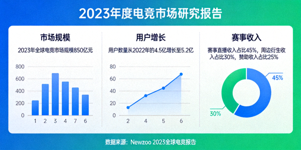 2023年度电竞市场研究报告图表展示