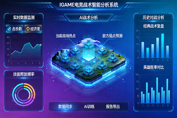 IGAME平台大数据分析与人工智能AI技术应用于电竞战术分析的界面